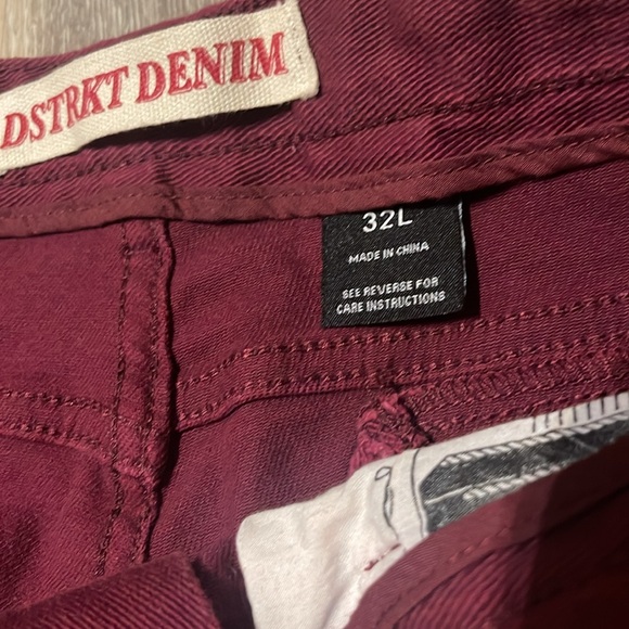 8ighth Dstrkt Distressed Moto Biker Jeans 32 x 32 - Picture 4 of 10